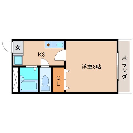 新清水駅 徒歩11分 2階の物件間取画像